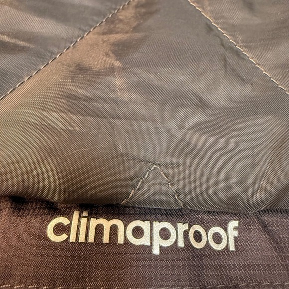 Adidas ClimaProof Large Dark Gray Waterproof Insulated Hooded Jacket Chest 46" - Picture 6 of 15